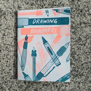 Drawing Boundaries Risograph Zine image 1