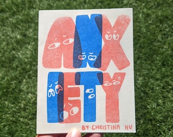 Anxiety Risograph Zine