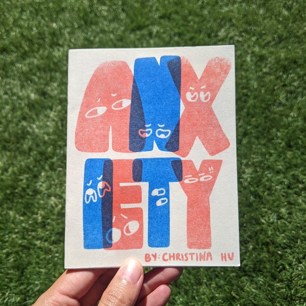 Anxiety Risograph Zine