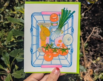 Tomato Egg | Recipe Greeting Card 4.25"x5.5"