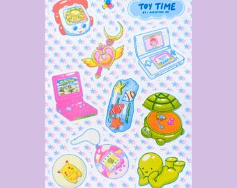 Toy Time Sticker Sheet | 5"x7"