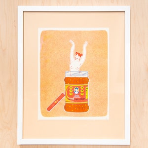 Lao Gan Ma Girlfriend Risograph Print | 11 "x 14"