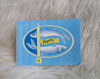 Pisces Risograph Print | 5"x7"