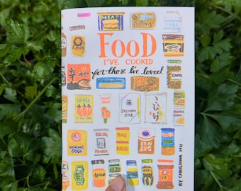 Food I've Cooked for Those I've Loved Risograph Zine