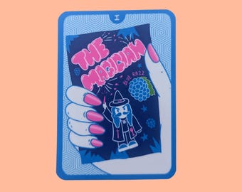 The Magician Waterproof Vinyl Sticker — Cornerstore Tarot | 2.5"x3.5"
