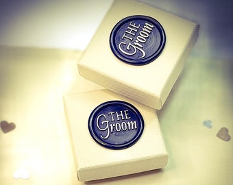 Groom-Groom Lucky Sixpence Gift: Mister & Mister Wedding