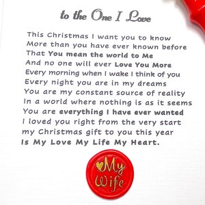 Cartão de Natal para esposa, cartão de Natal para esposa, cartão de Natal para quem eu amo, poema para esposa no Natal