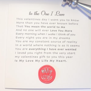 Biglietto di San Valentino per moglie, biglietto di San Valentino per moglie, biglietto di San Valentino per la persona che amo, poesia d'amore per moglie regalo di San Valentino