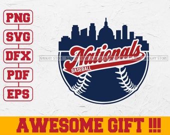 Washington Nationals Svg Etsy