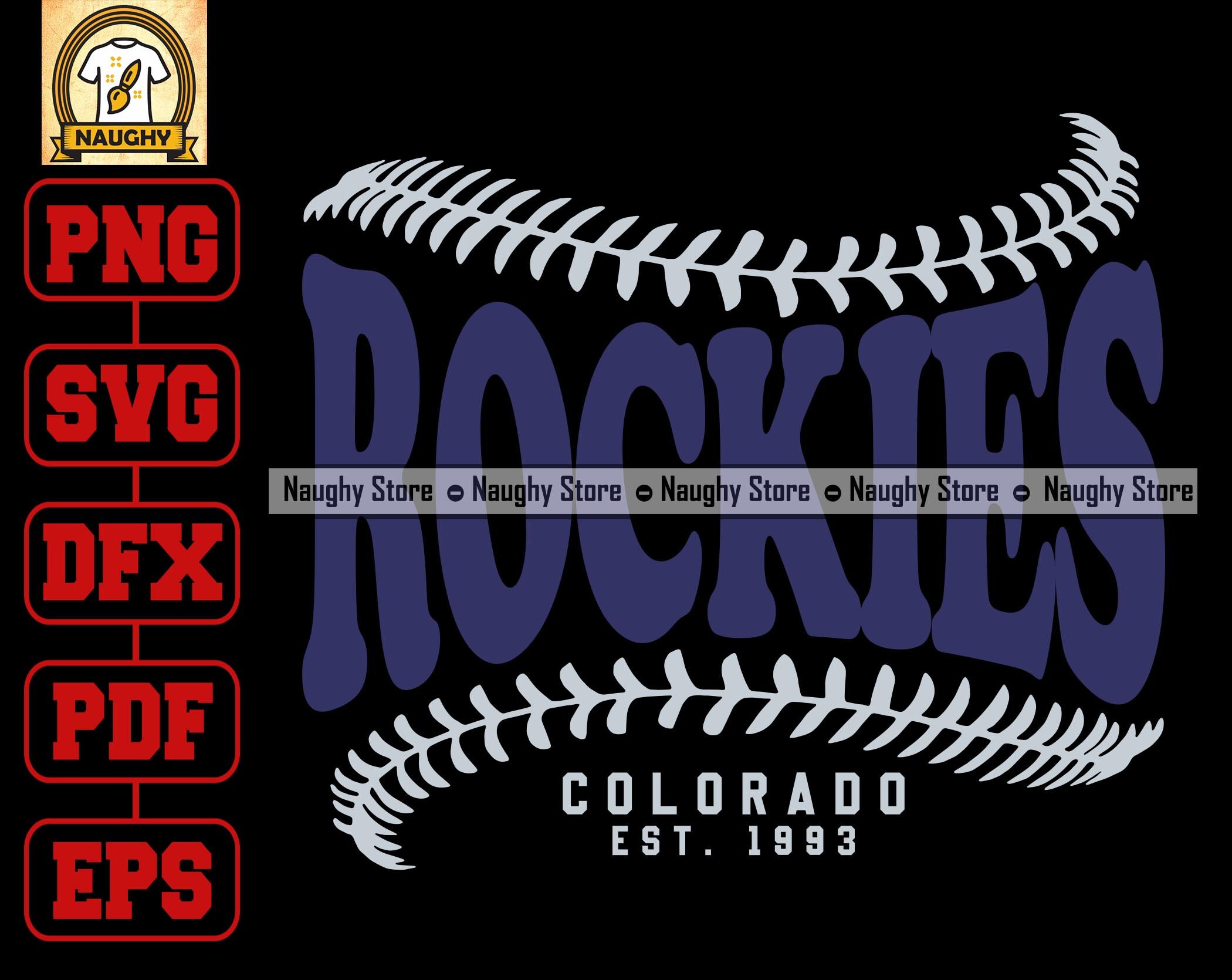 Rockies Baseball Team est. 1993 SVG Rockies Team SVG ...