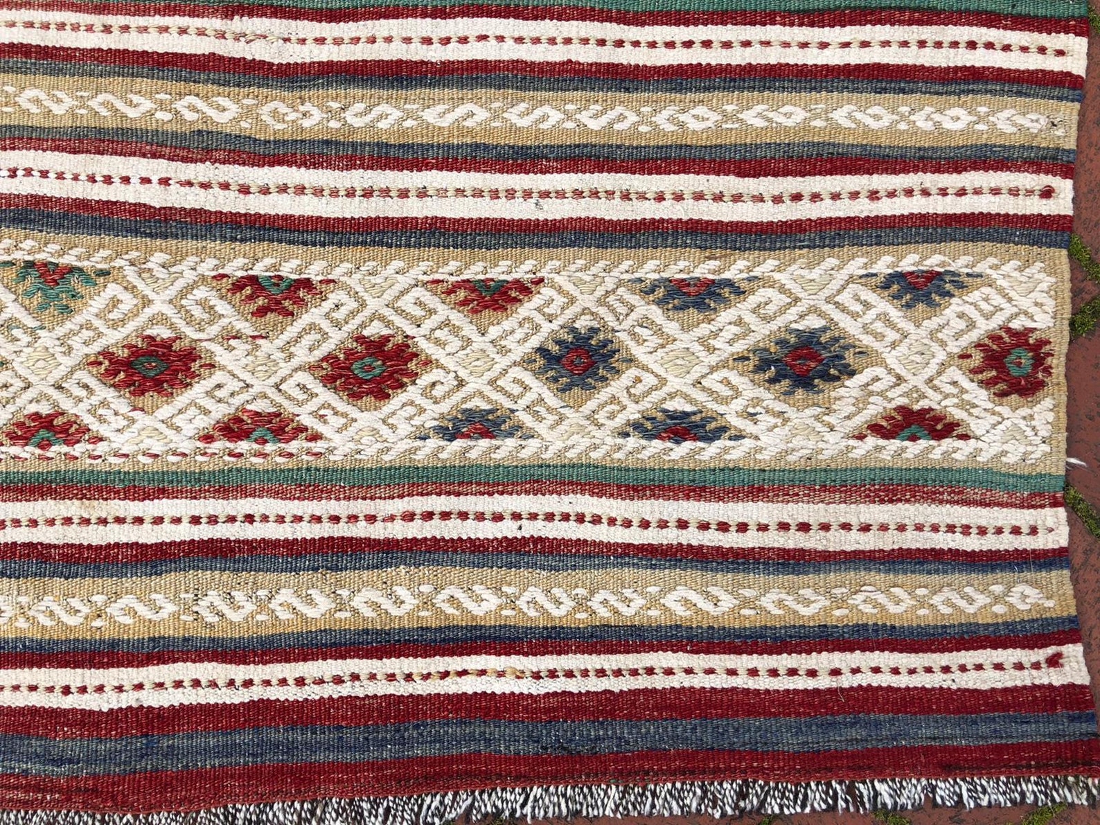 White Kilim Red Kilim Striped Kilim Kilim Rug Striped Rug Etsy