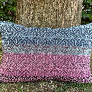 16&quot; x 24&quot; Pink Pillow Cover, Black Outdoor Pillow, Kids Pillow, Textile Pillow, Sofa Pillow, Saloon Pillow