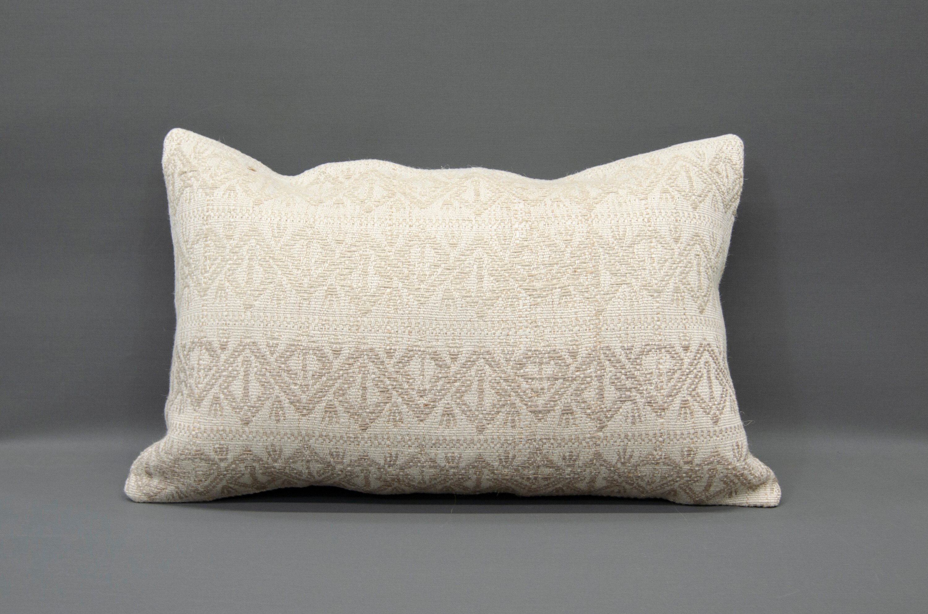 16 X 24 Brown Pillow Cream Color Pillow Yellow Etsy UK