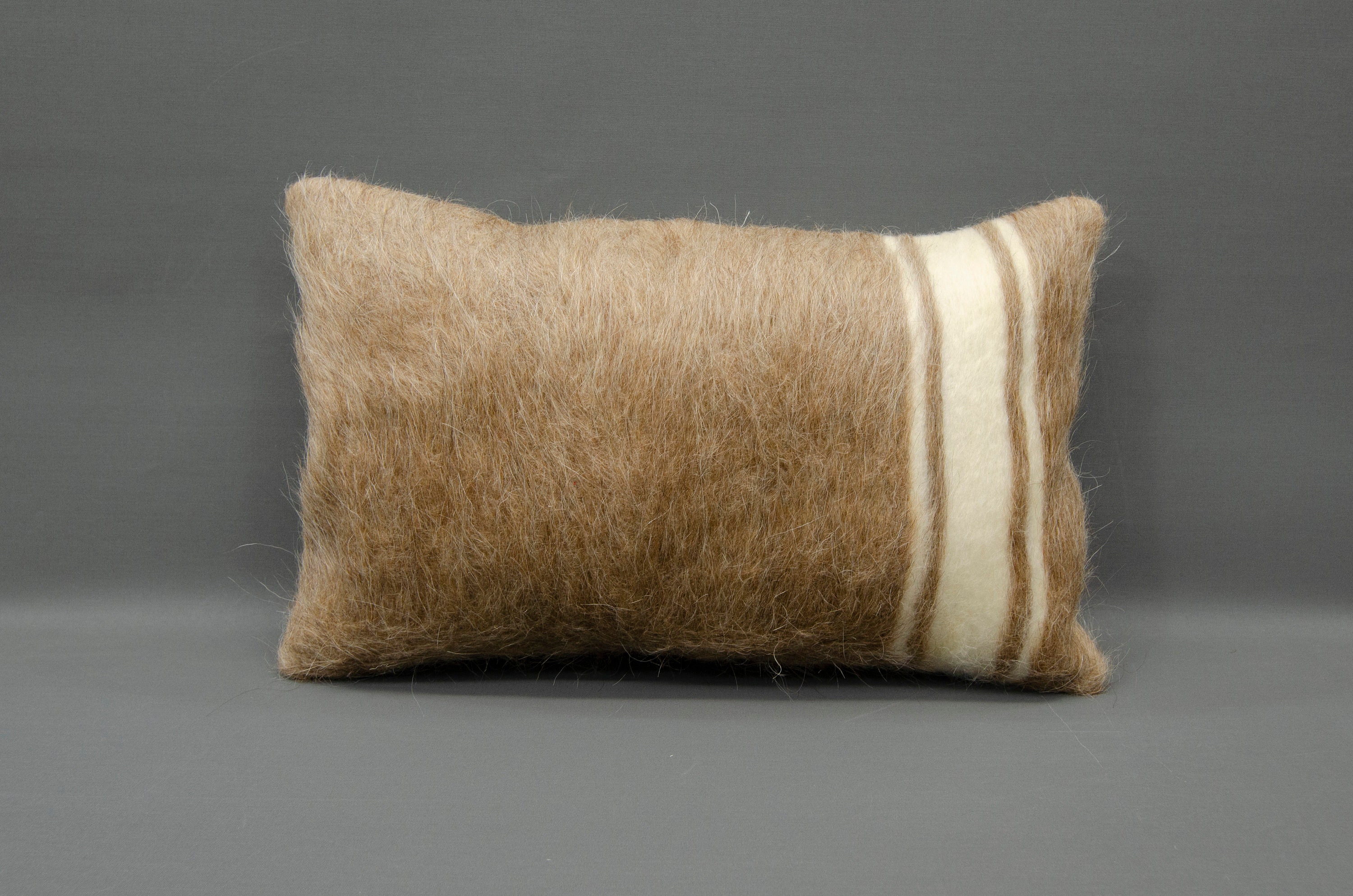 12 X 20 Fluffy Pillow Rug Pillow Brown Pillow Etsy UK