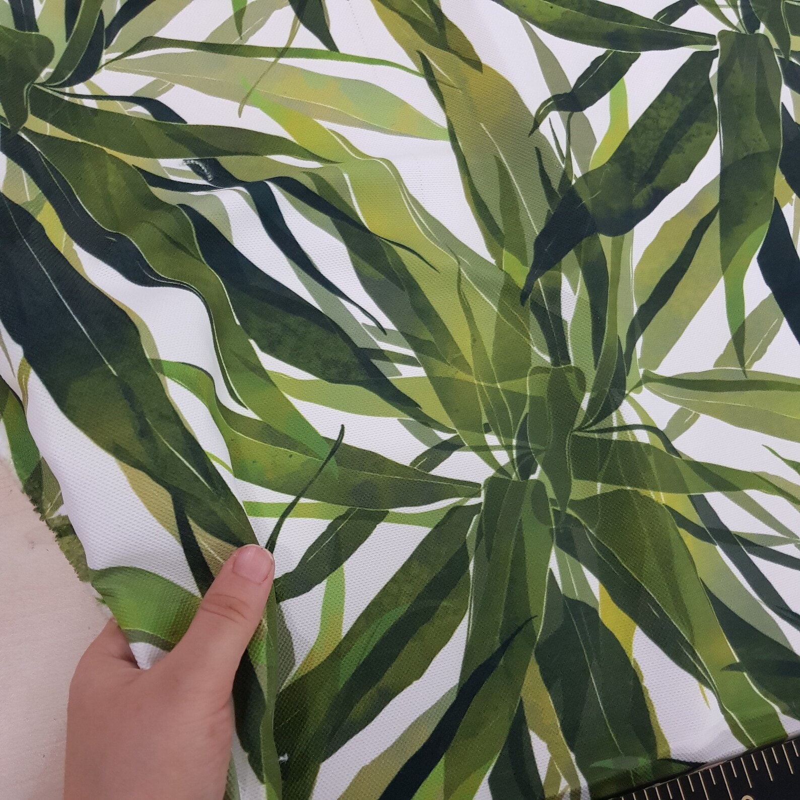 Leaf Fabric Leaf Pattern Upholstery Fabric Forrest Fabric Etsy