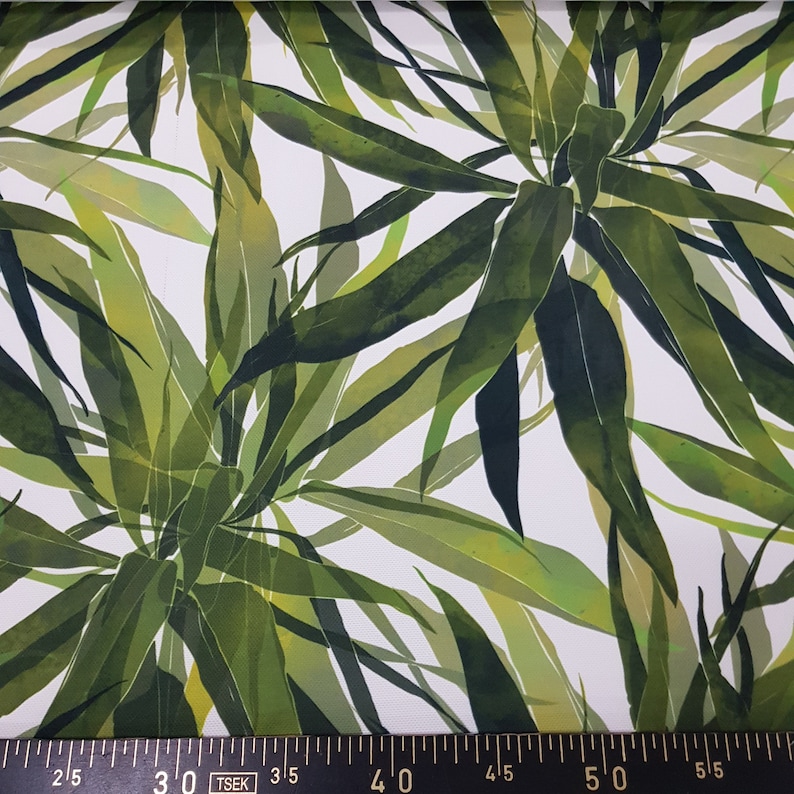 Leaf Fabric Stain Resistant Fabric Leaf Pattern Upholstery Etsy