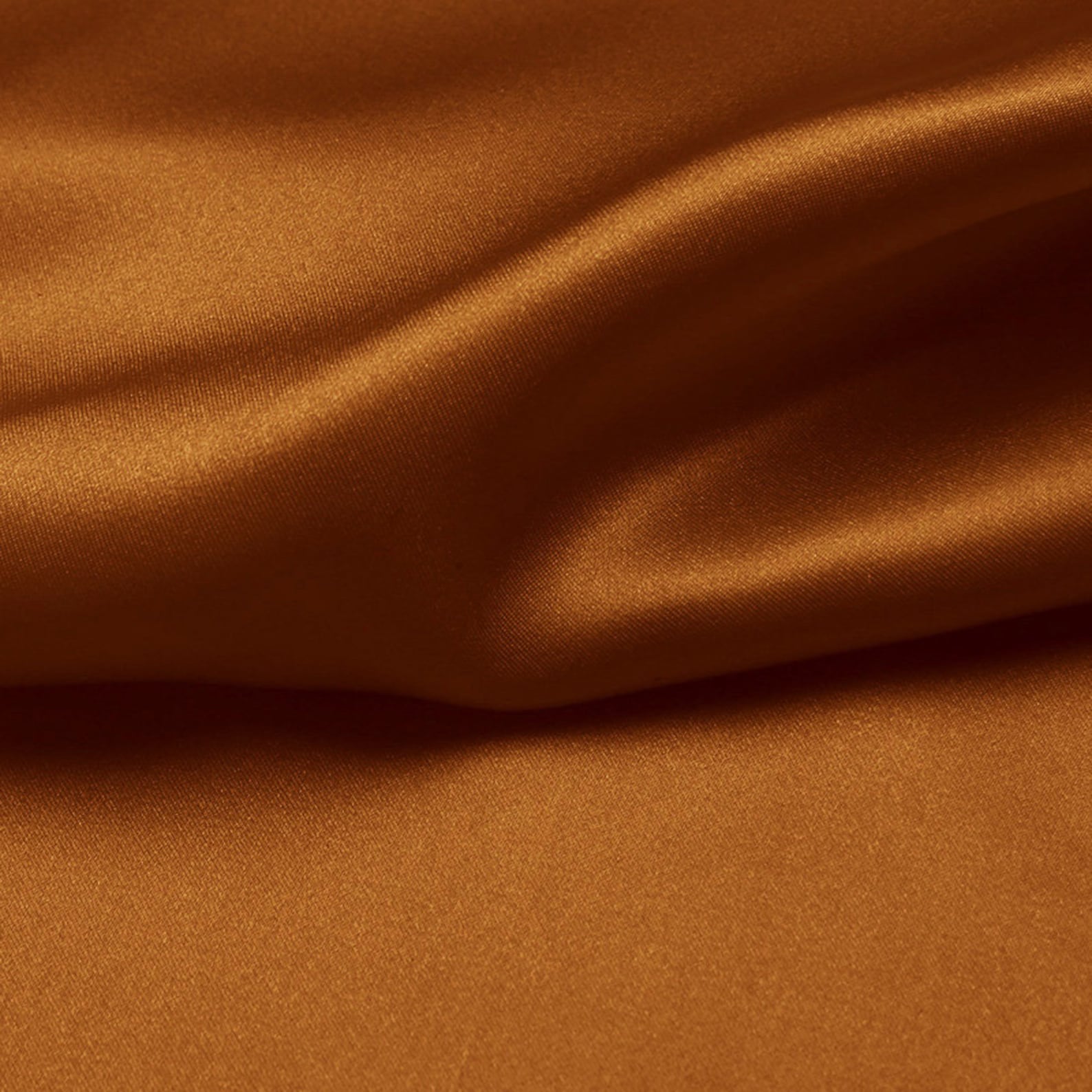 Pure Color Silk Dark Yellow Fabric Stretch Silk Satin Designer Fabric