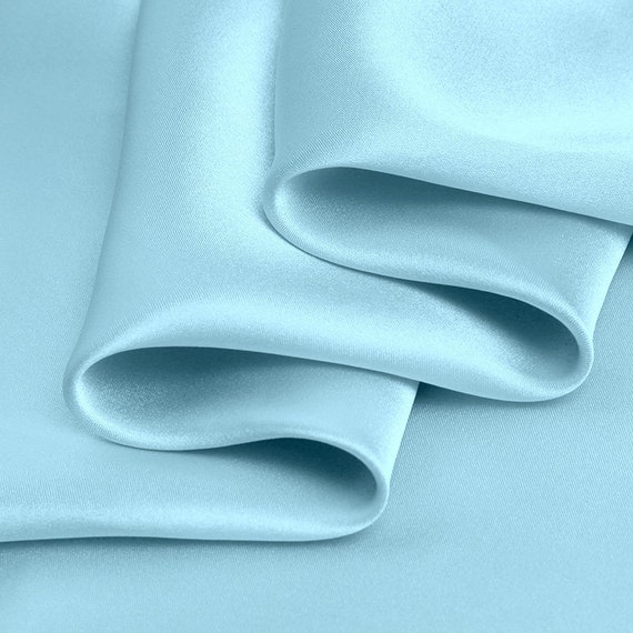 Royal Blue Charmeuse Fabric 100% Pure Silk for Fashion 