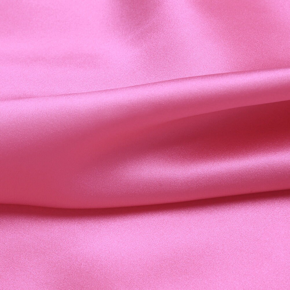 Orchid Pink Charmeuse Silk Fabric main image 1