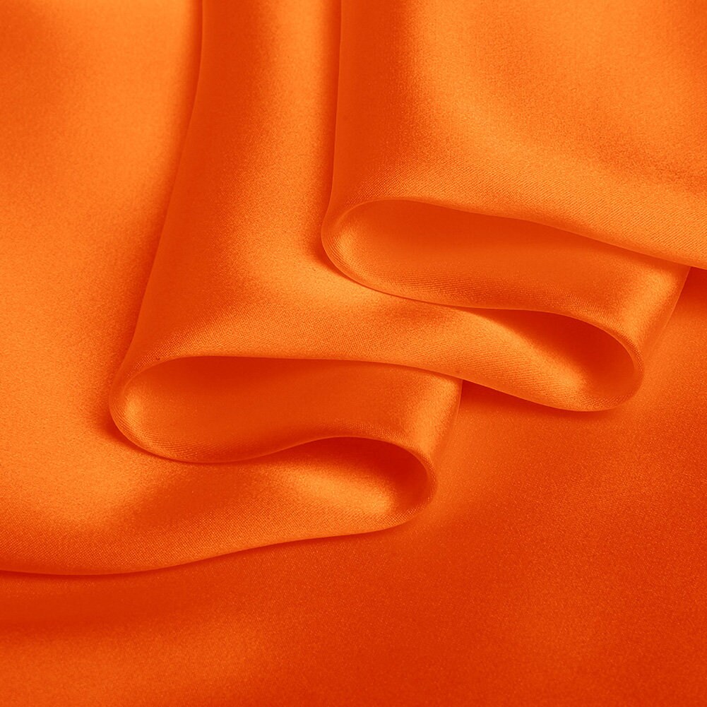  oneOone Cotton Silk Orange Fabric Abstracts Sewing Fabric by  The Yard Printed DIY Clothing Sewing Supplies 42 Inch Wide-19 : Everything  Else