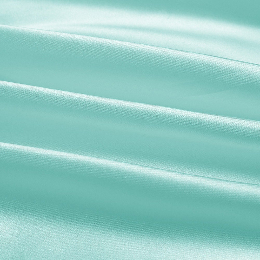 Pure Silk Light Blue Charmeuse Fabric-100% Pure Cotton Solid - Etsy