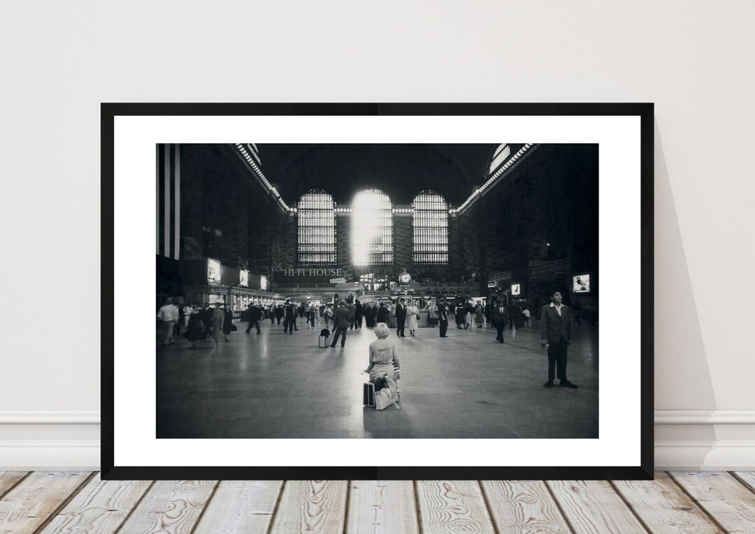 Framed Vintage Photography Print, Premium Wall Decor, Black and White