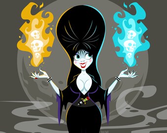 Elvira: Mistress of the Dark print