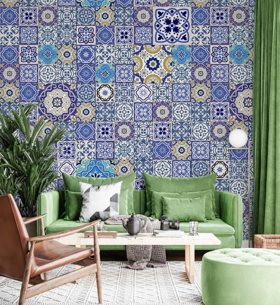 Moroccan print wallpaper deals