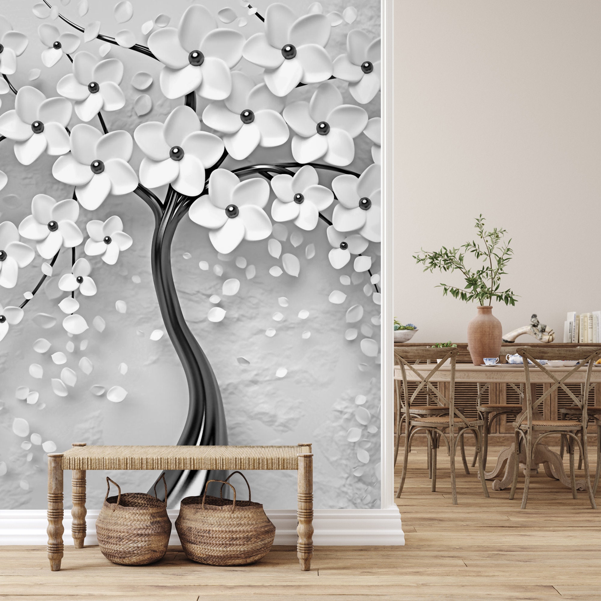 Muralo 721306930 - Papel Pintado (Fieltro), Diseño De árbol