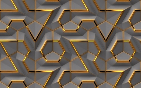 3d geometry wallpaper