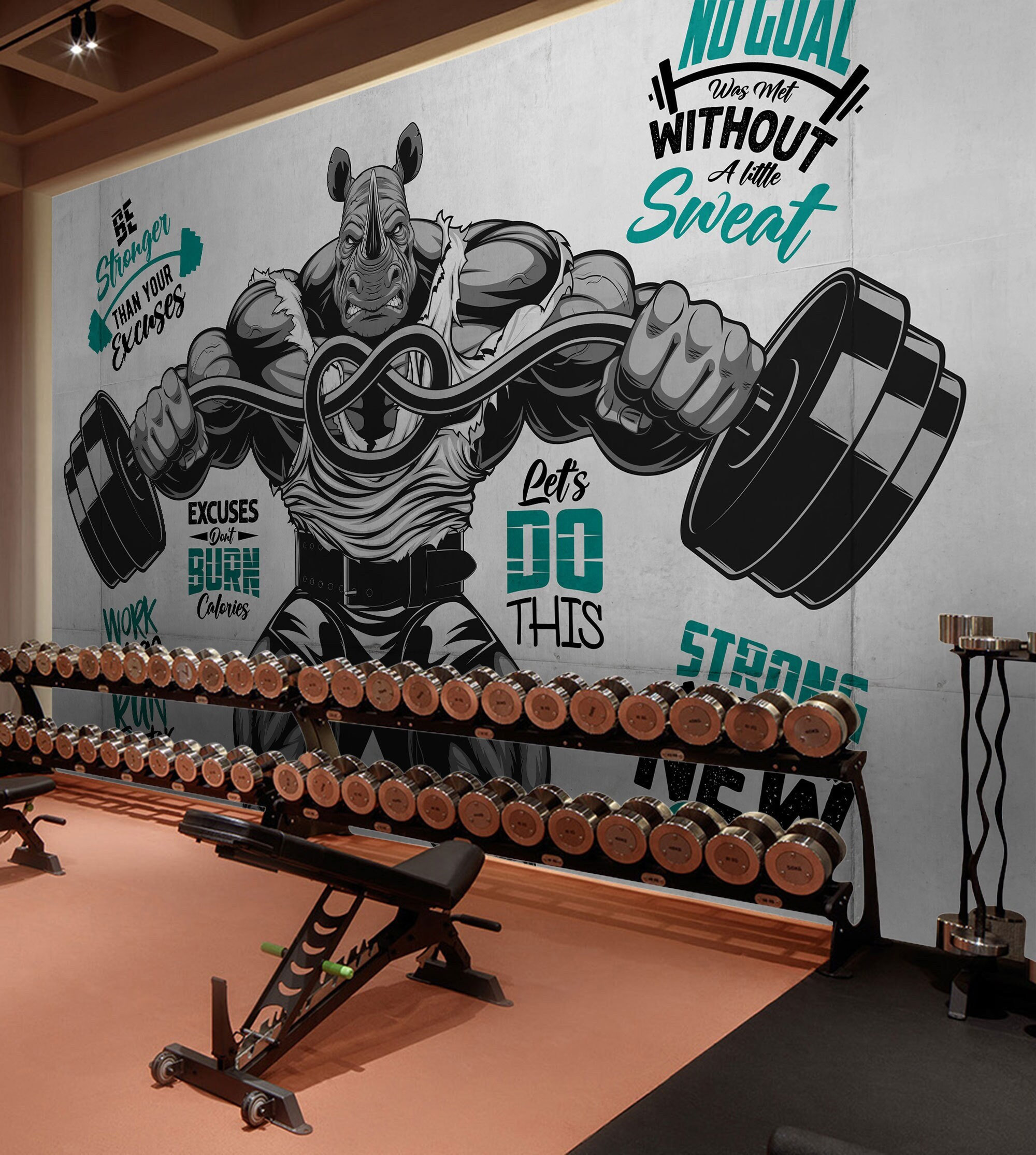 Wallpaper Murals for Gyms & Leisure Centres