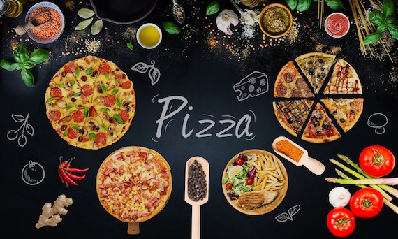 Hình Nền Màu Tương Phản đơn Giản Phẳng Bánh Pizza Cho Người Sành ăn HD và  Nền Cờ đẹp Đơn giản tương phản bằng phẳng để Tải Xuống Miễn Phí  Lovepik