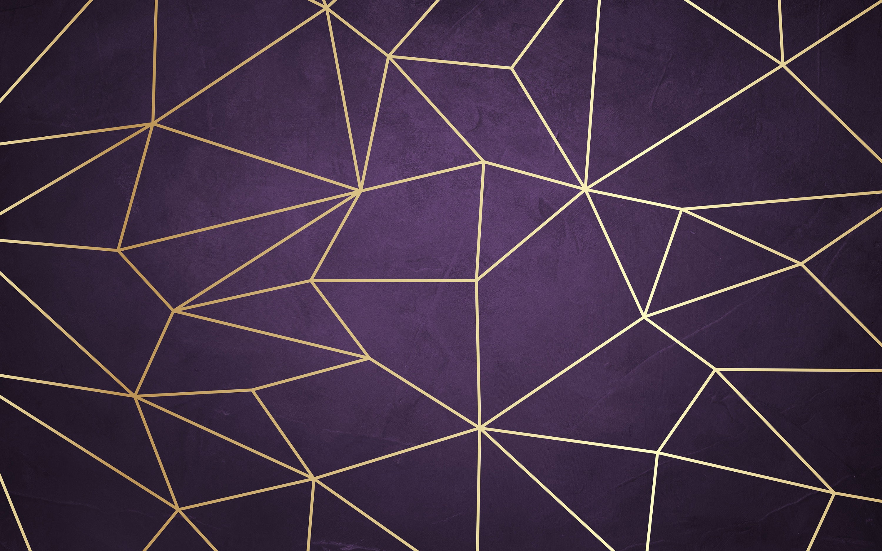 Purple Background Gold Lines Geometric Art Wallpaper Abstract - Etsy
