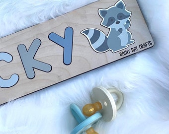 Name puzzle, Montessori toy, custom gift, home decor