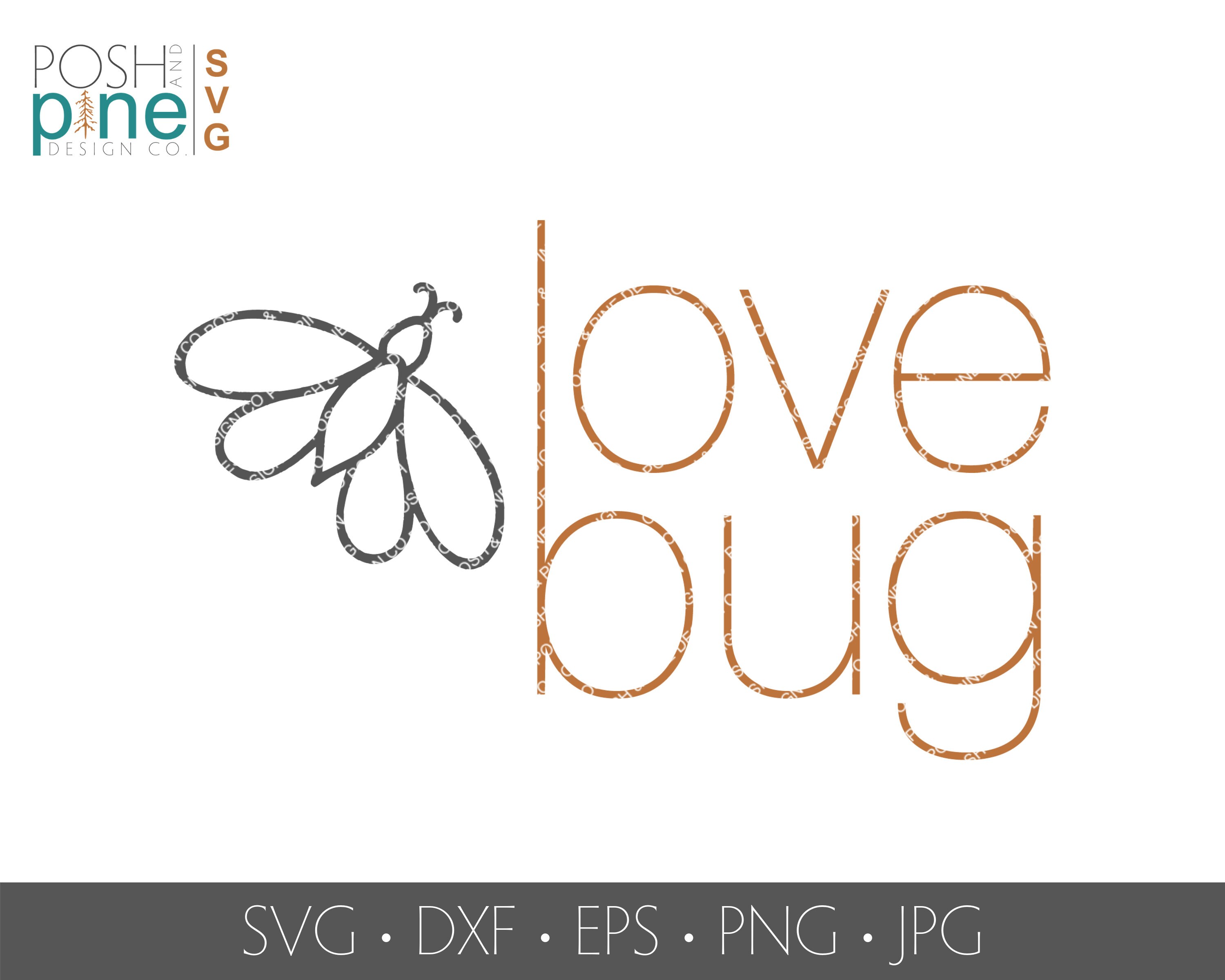 Love Bug SVG Digital Download Includes Svg Png Dxf Eps - Etsy