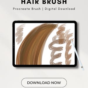 Procreate Hair Texture Brush