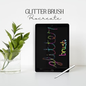 Glitter Procreate Pinsel | Procreate | Digitaler Download | Handlettering | iPad