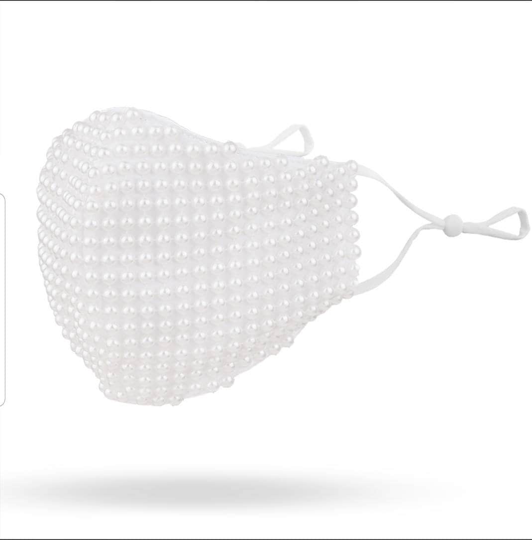 Pearl Face Mask Etsy