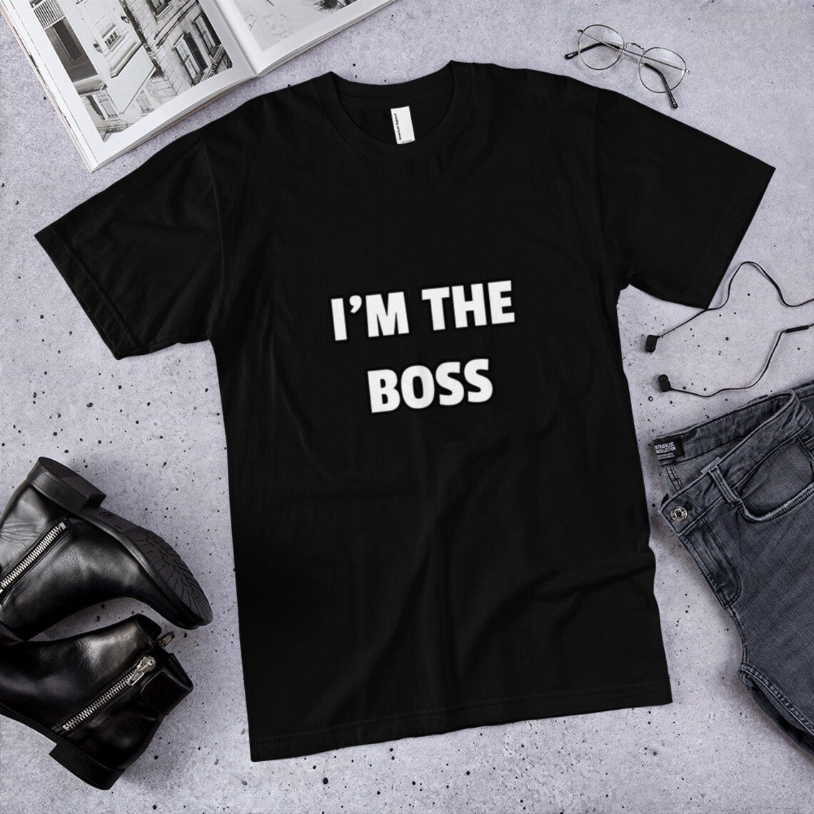 I'm The Boss T Shirt Mens Unisex Funny Joke Comedy Etsy