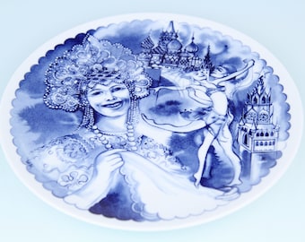 Original Meissen * Wall plate * Moscow 1985 * 1 quality * As good as new * JZ 1984 * OVP