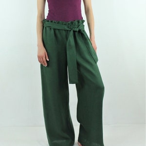 Made to order linen pants/ Women pants/ Linen pants with pockets/ Casual pants/ Elegant pants/ Summer pants/ Linen pants