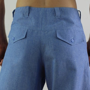 Made to order/ Linen shorts for men with side pockets/ Men's shorts/ Pants for men/ Casual shorts/ Linen men's trousers image 4