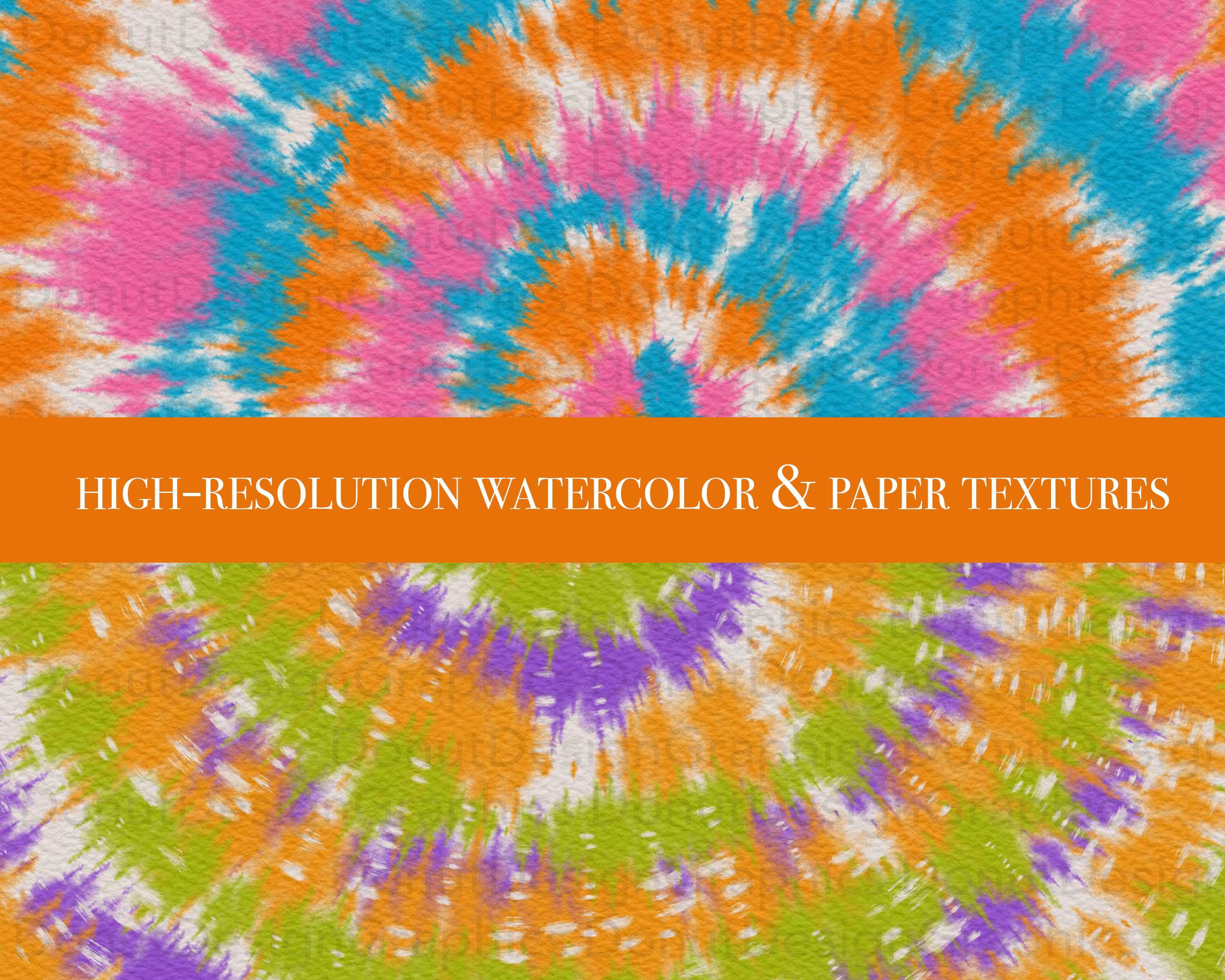 Tie Dye Digital Paper. Tie Dye paper. Tie Dye background. Etsy