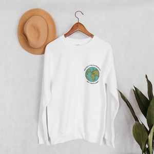 Destroy the Patriarchy, Not The Planet Crewneck Sweatshirt | Global Warming Shirt | Political Shirt | Save The Arctic | Environmental Health