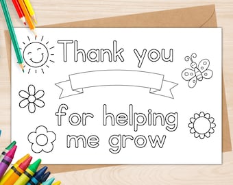 Printable Teacher Appreciation Gift, Teacher Thank You, End of the Year ...