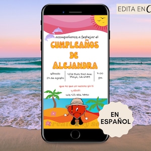 Bad Bunny Invitación, Un Verano Sin Ti, Invitación Digital, Español