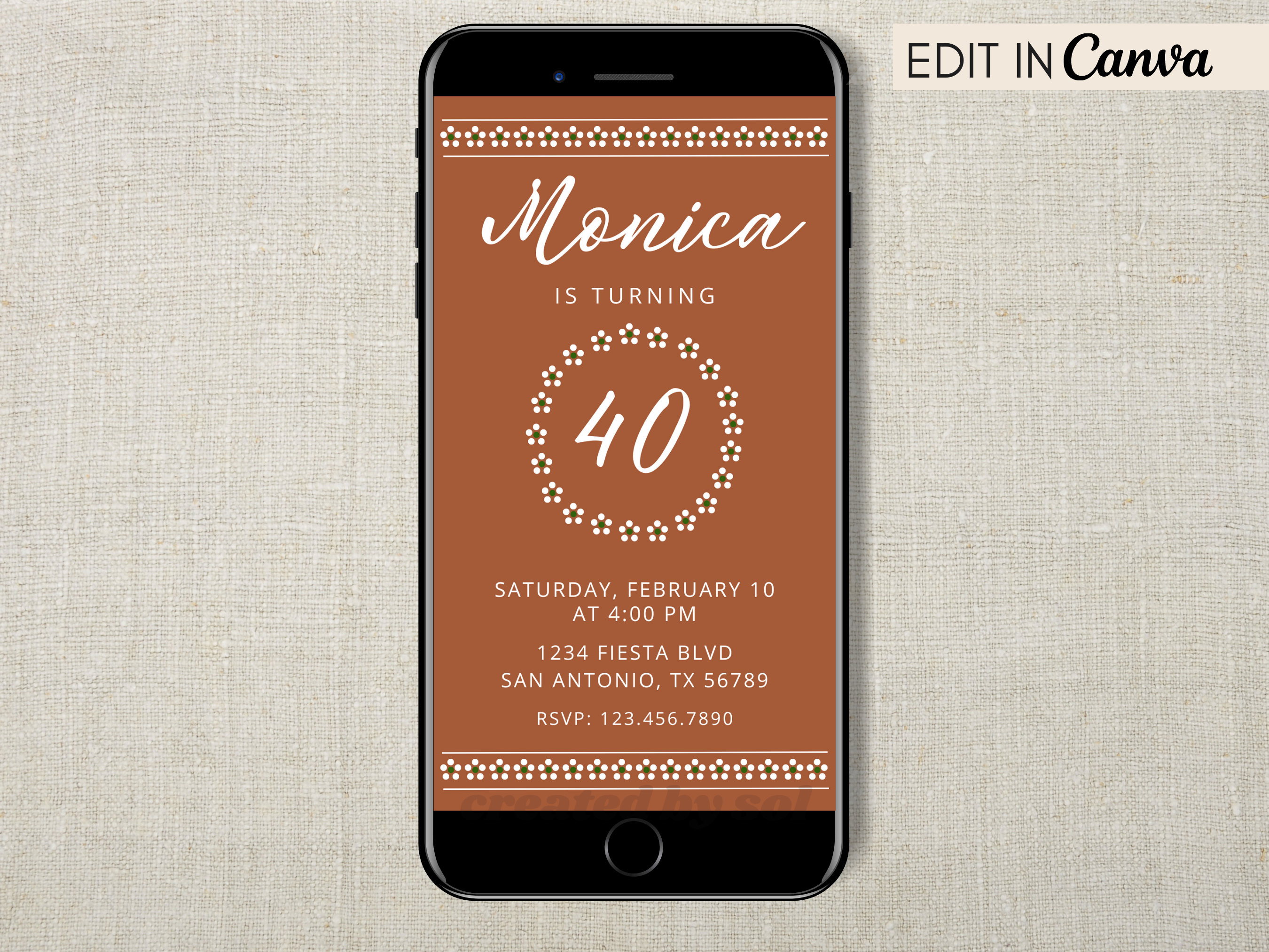 Modello di invito festa di compleanno Fiesta, compleanno della loteria messicana, Fiesta Cumpleanos, qualsiasi età, messaggio di testo modificabile invito digitale,Canva