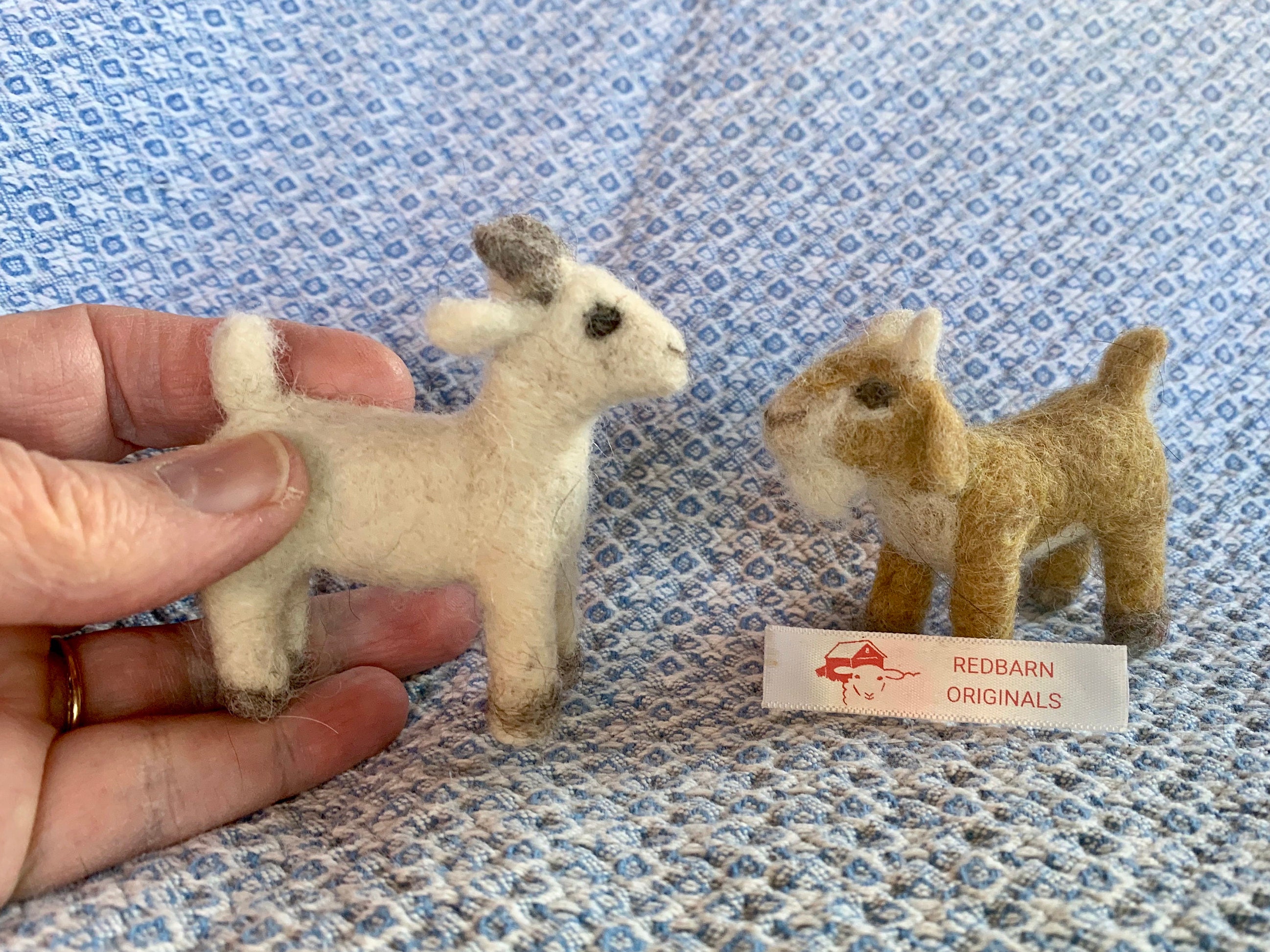 Kit Needle Felted Goat Kit Farm Craft Kit Fiber Art Needle Etsy