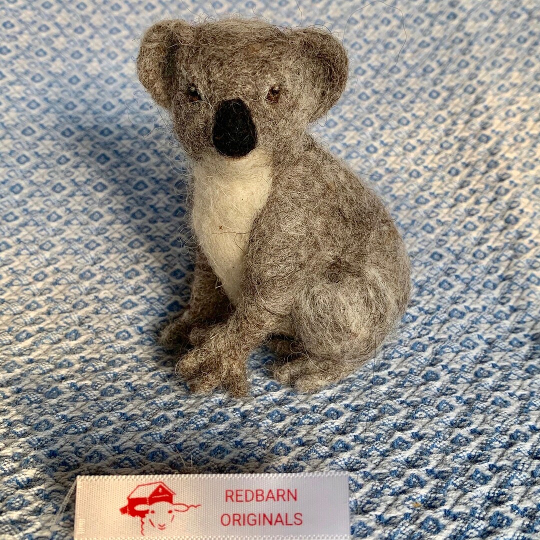 Kit Needle Felted Koala Kit Makes Two 3.5 All Wool Koalas Felting