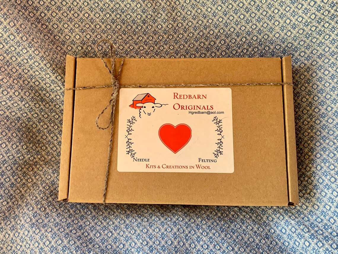 Kit Needle Felted Goat Kit Farm Craft Kit Fiber Art Needle Etsy